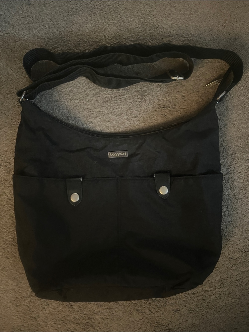Baggallini Black Everyday Crossbody Shoulder Bag
